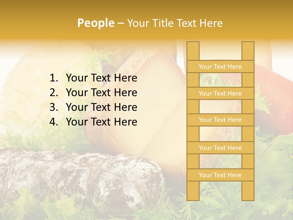 Food Salami Traditional PowerPoint Template