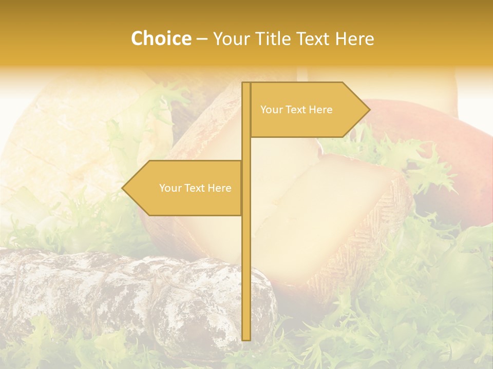 Food Salami Traditional PowerPoint Template