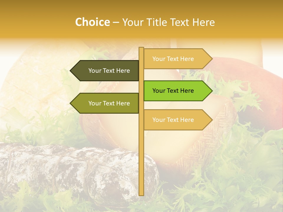 Food Salami Traditional PowerPoint Template