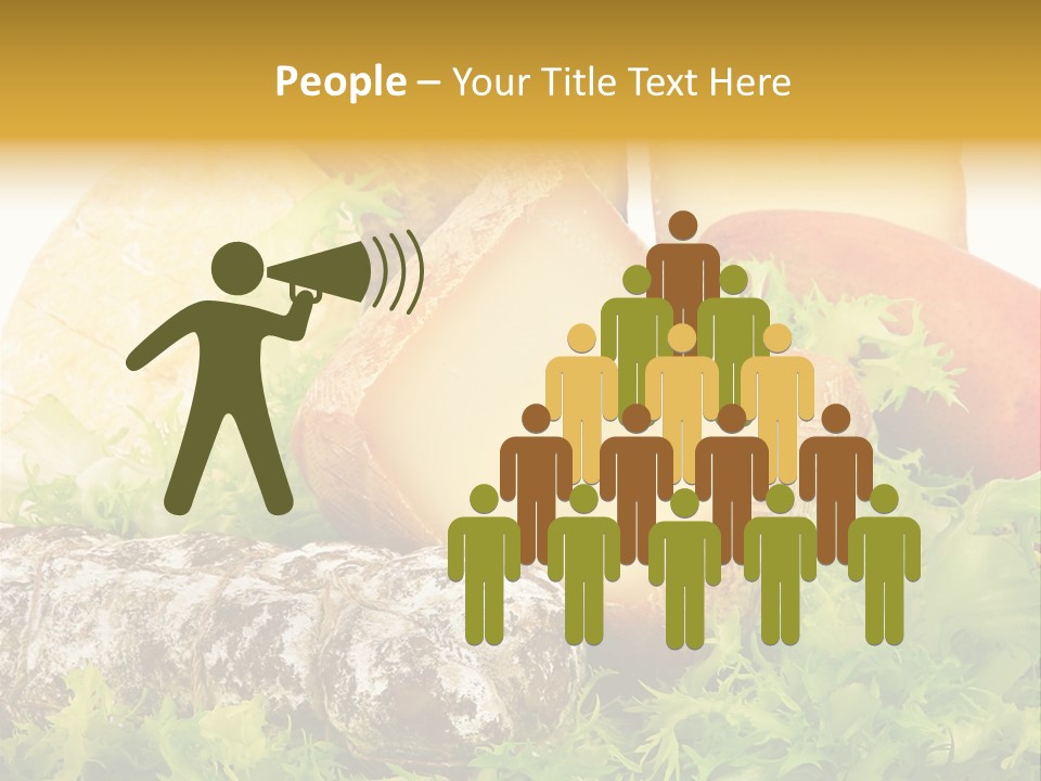 Food Salami Traditional PowerPoint Template