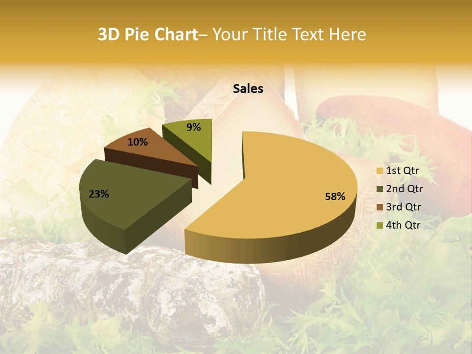 Food Salami Traditional PowerPoint Template