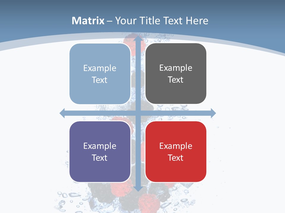 Splash Cool Object PowerPoint Template