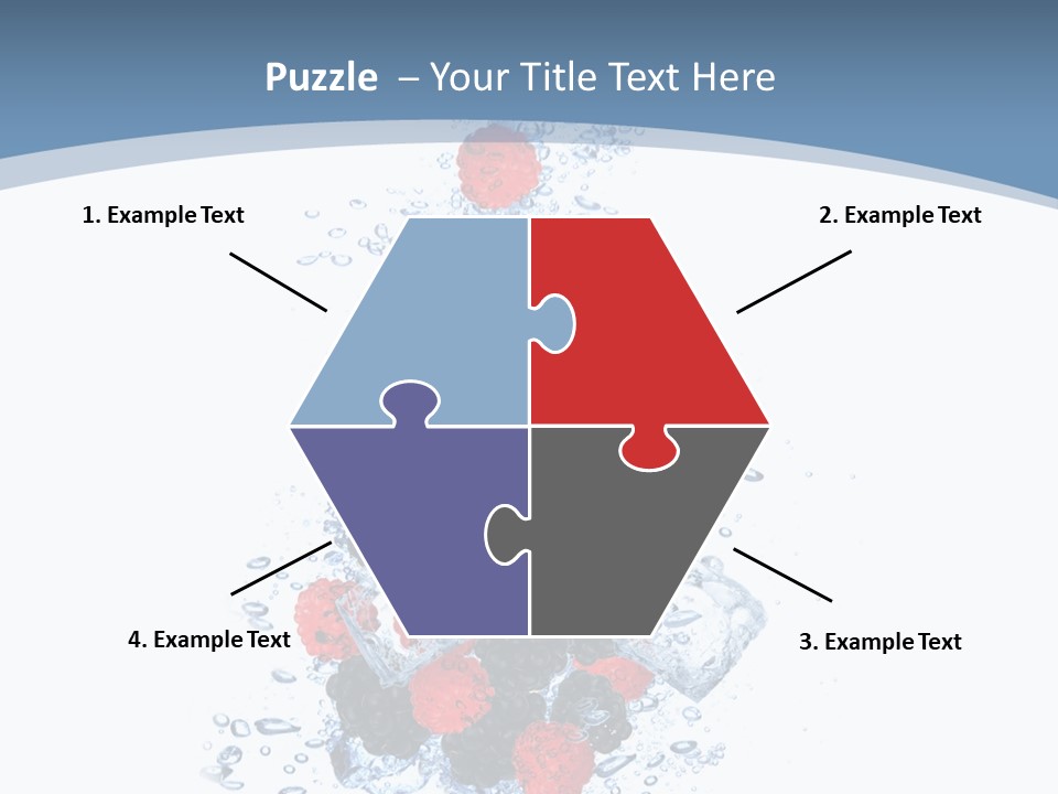 Splash Cool Object PowerPoint Template