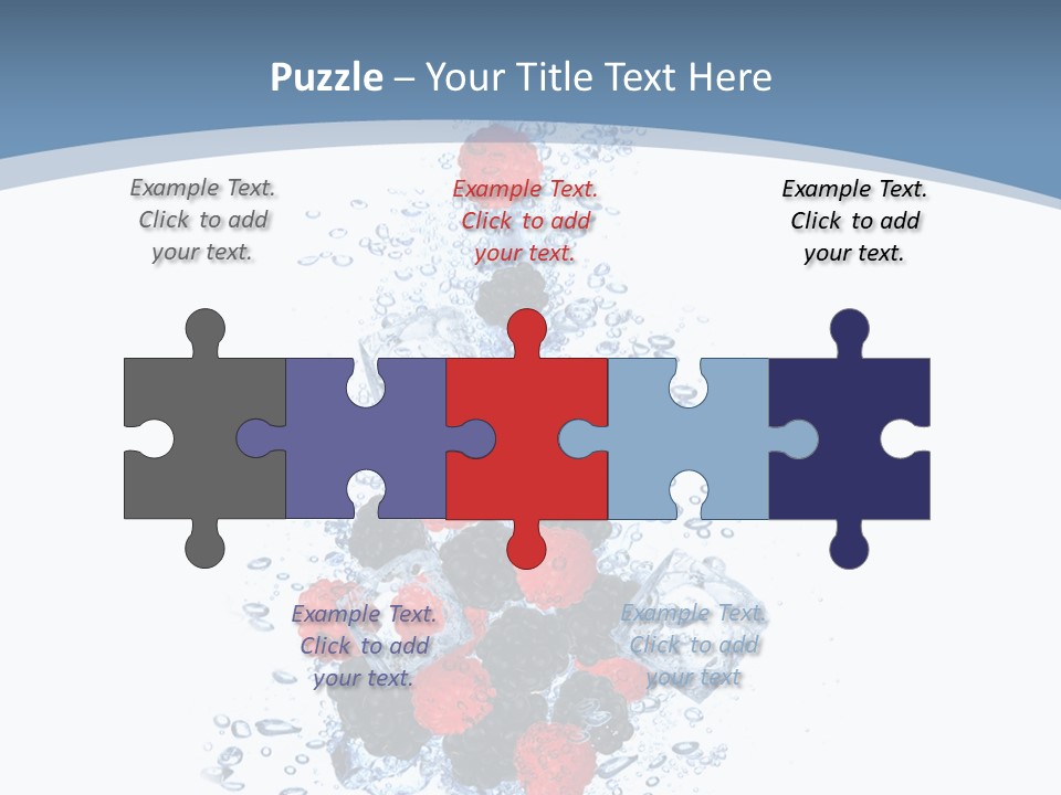 Splash Cool Object PowerPoint Template