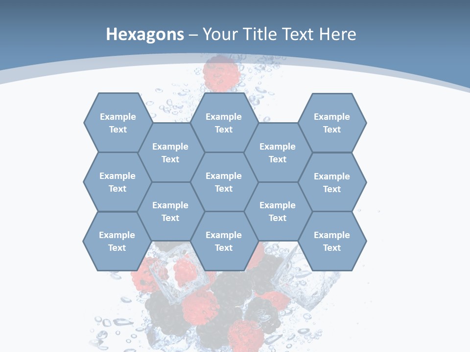 Splash Cool Object PowerPoint Template