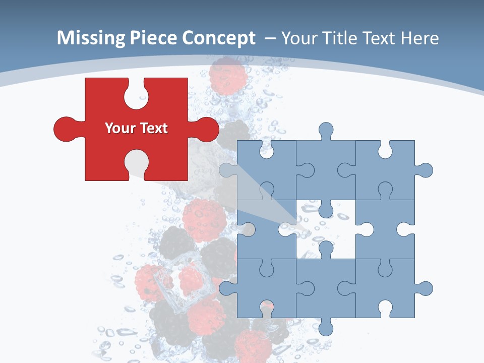 Splash Cool Object PowerPoint Template