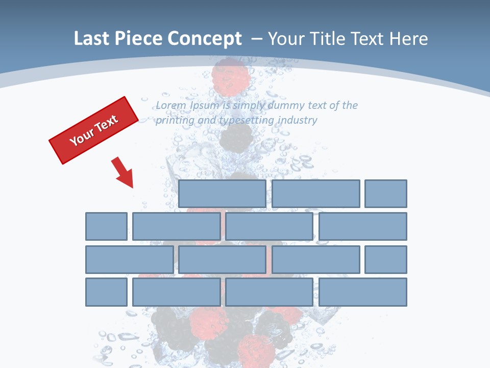 Splash Cool Object PowerPoint Template