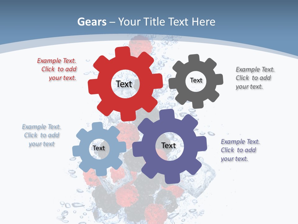 Splash Cool Object PowerPoint Template