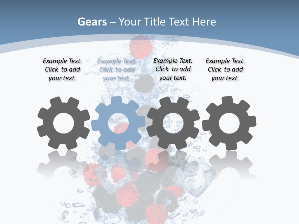 Splash Cool Object PowerPoint Template