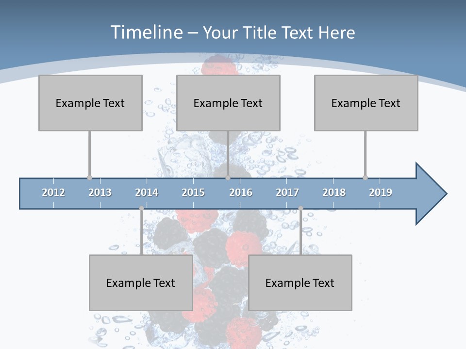 Splash Cool Object PowerPoint Template