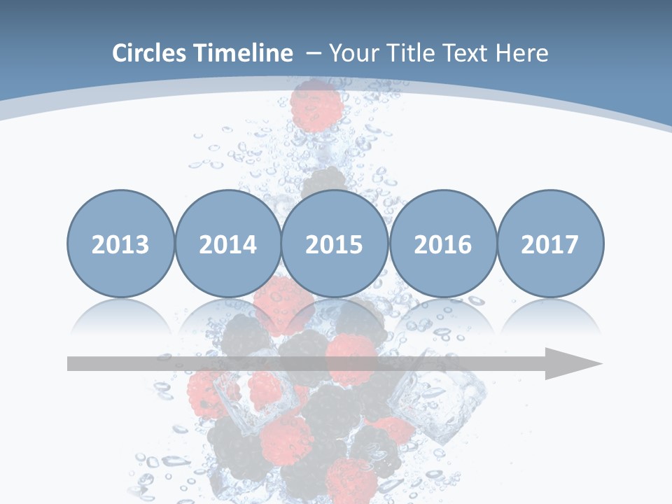 Splash Cool Object PowerPoint Template