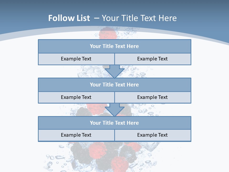 Splash Cool Object PowerPoint Template