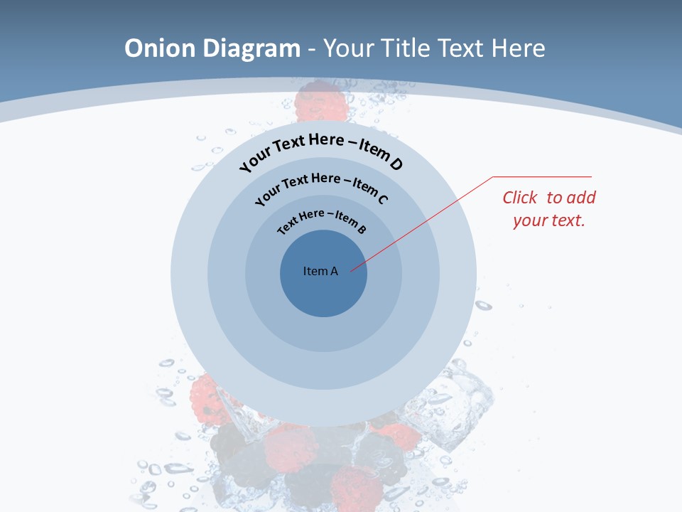 Splash Cool Object PowerPoint Template