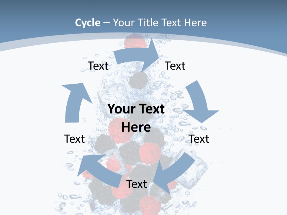Splash Cool Object PowerPoint Template