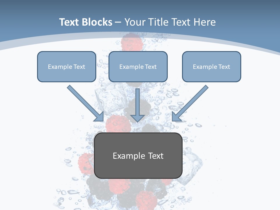 Splash Cool Object PowerPoint Template