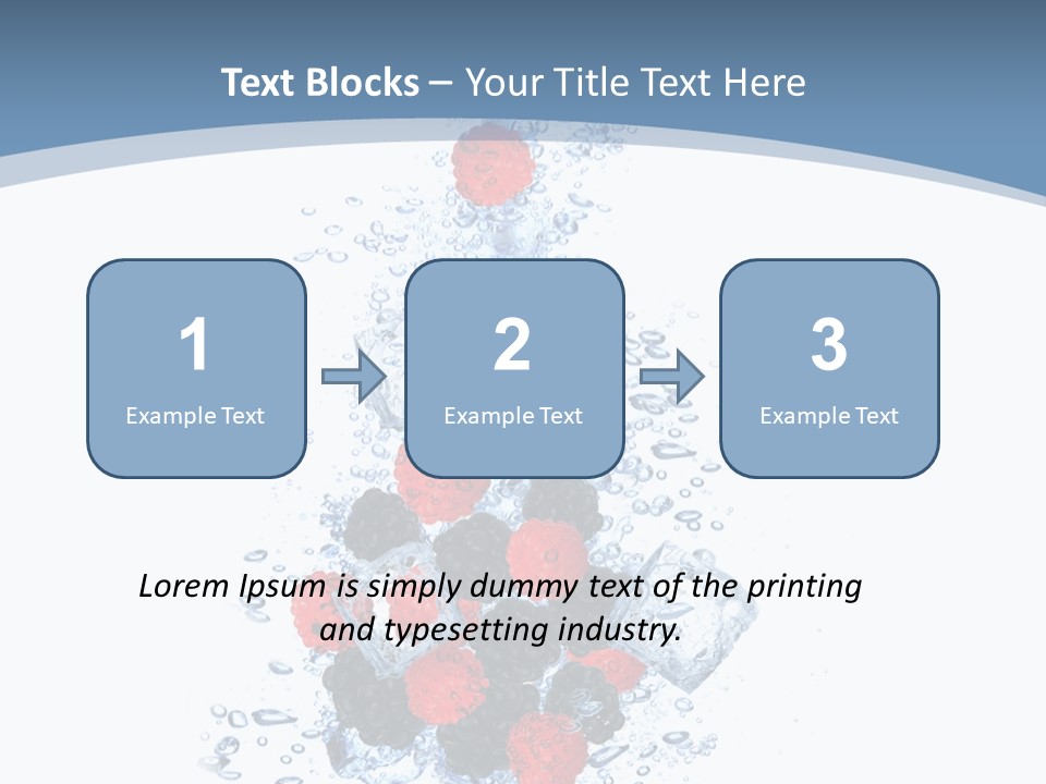 Splash Cool Object PowerPoint Template