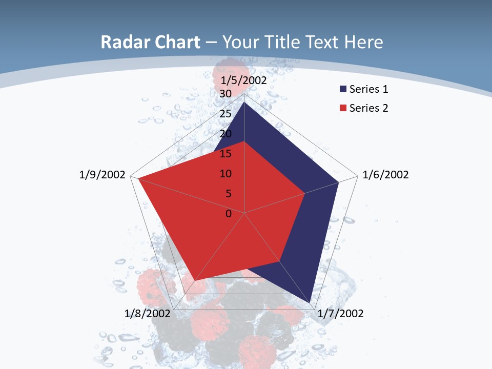 Splash Cool Object PowerPoint Template