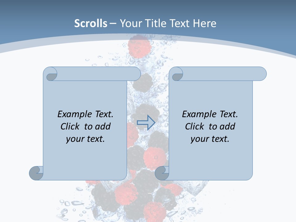Splash Cool Object PowerPoint Template