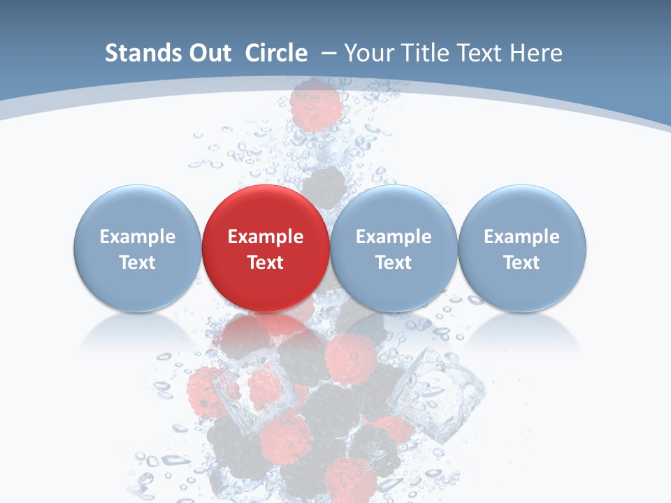 Splash Cool Object PowerPoint Template