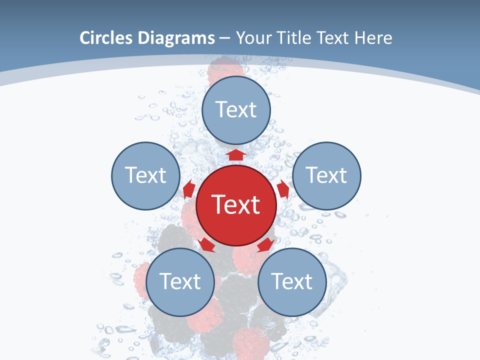 Splash Cool Object PowerPoint Template