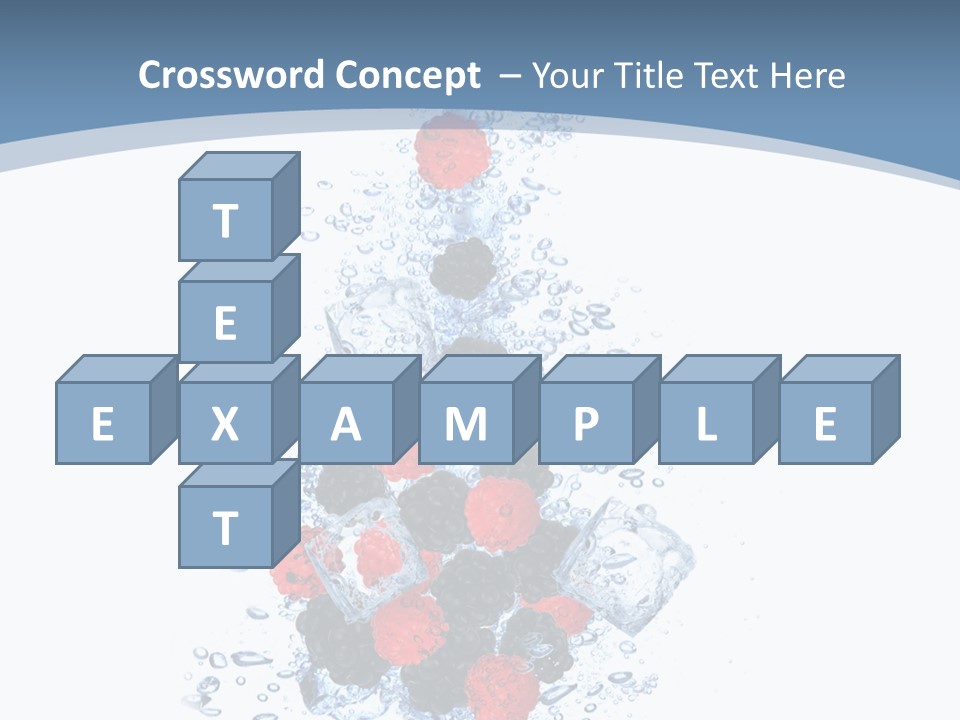 Splash Cool Object PowerPoint Template