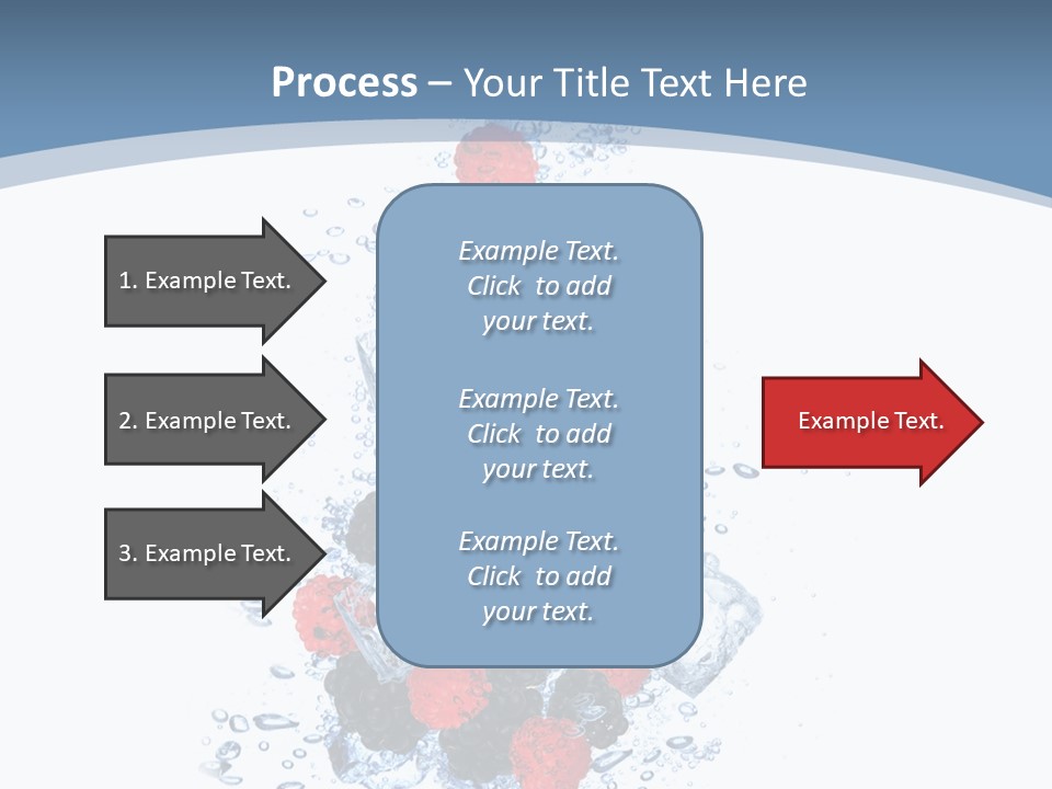 Splash Cool Object PowerPoint Template
