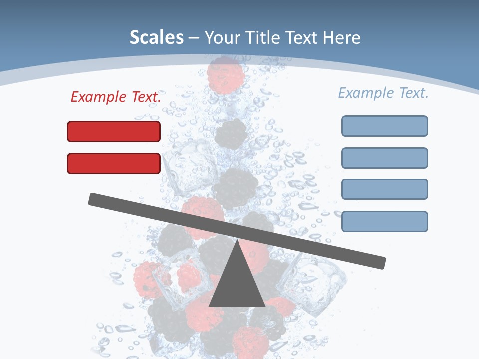 Splash Cool Object PowerPoint Template