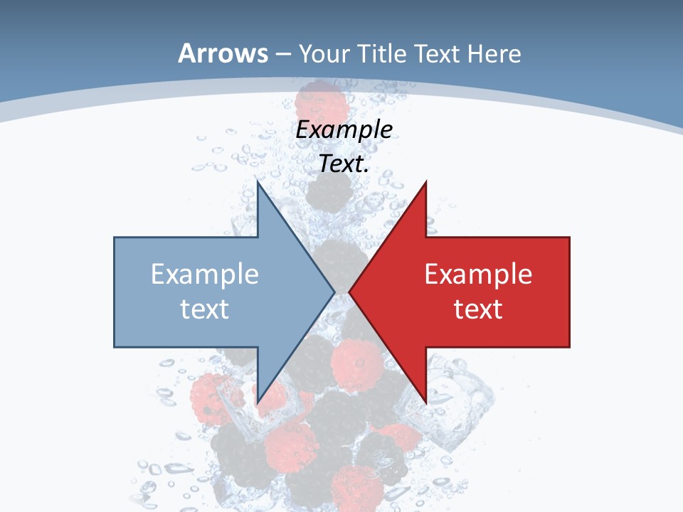 Splash Cool Object PowerPoint Template