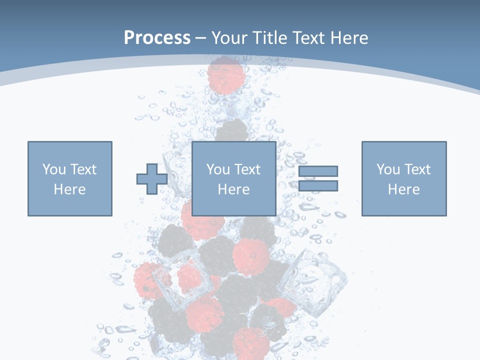 Splash Cool Object PowerPoint Template