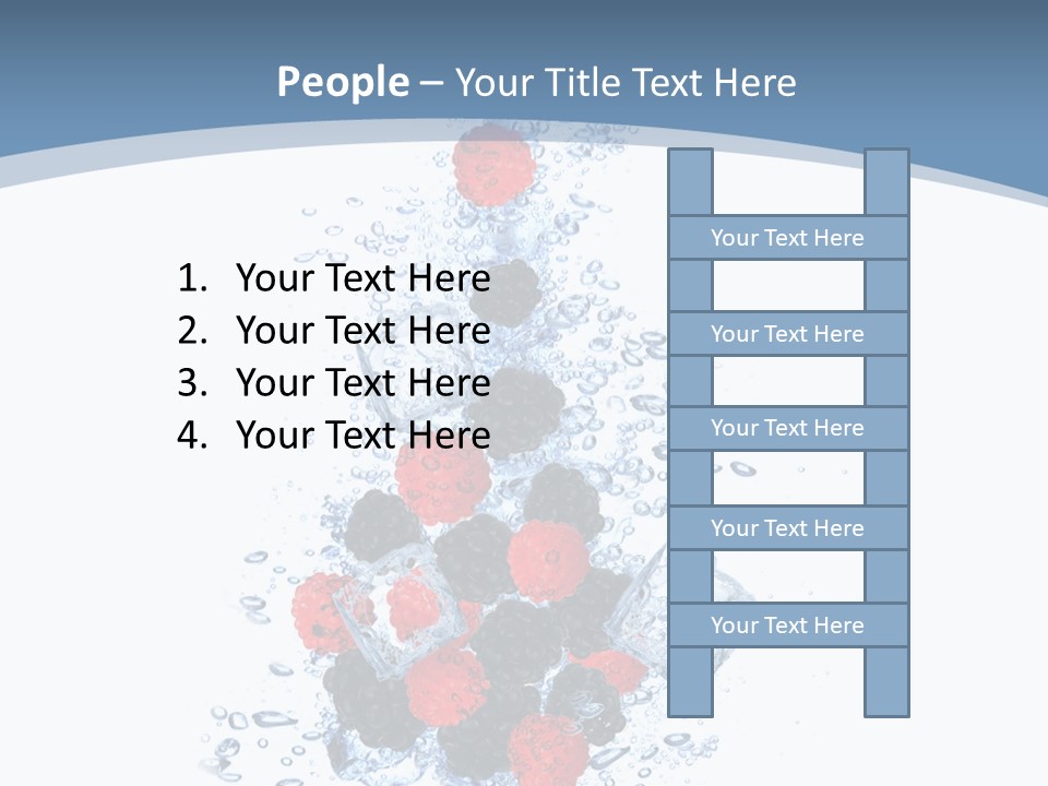 Splash Cool Object PowerPoint Template