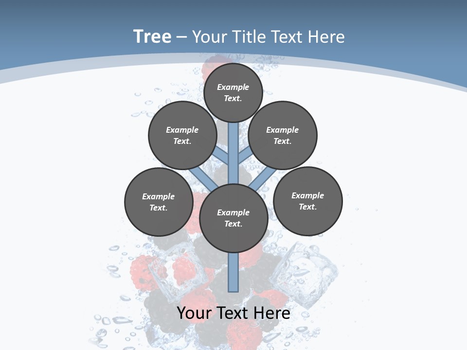 Splash Cool Object PowerPoint Template