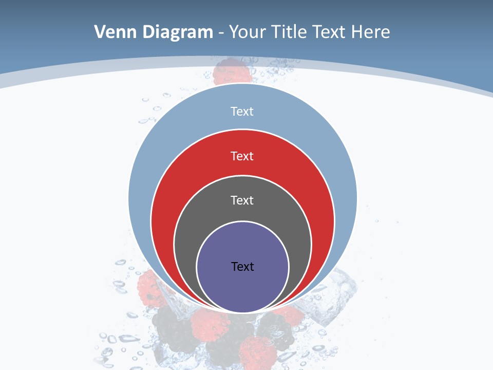 Splash Cool Object PowerPoint Template