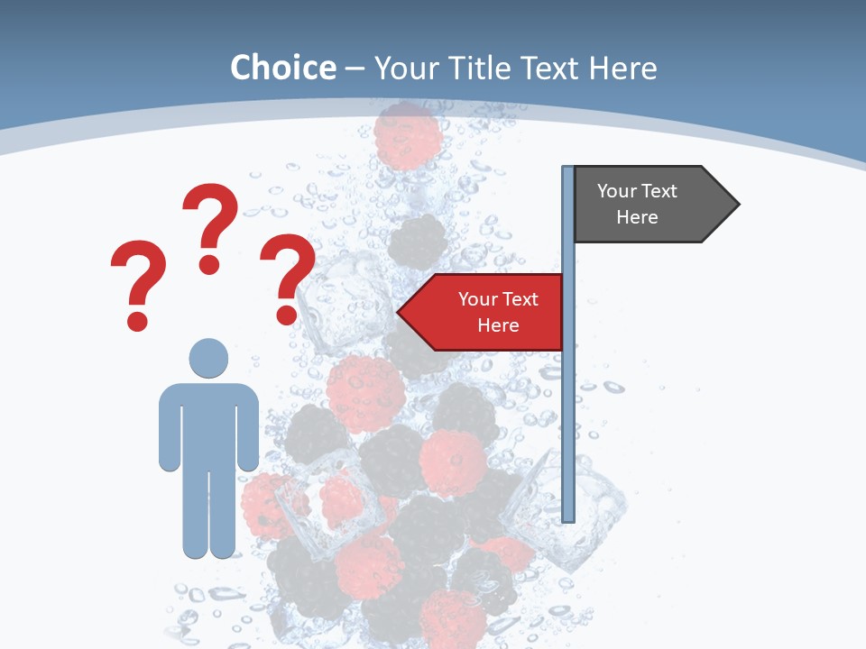 Splash Cool Object PowerPoint Template