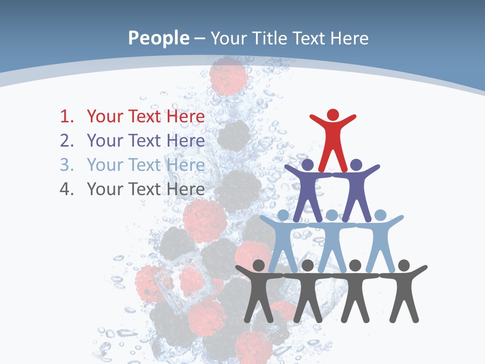 Splash Cool Object PowerPoint Template