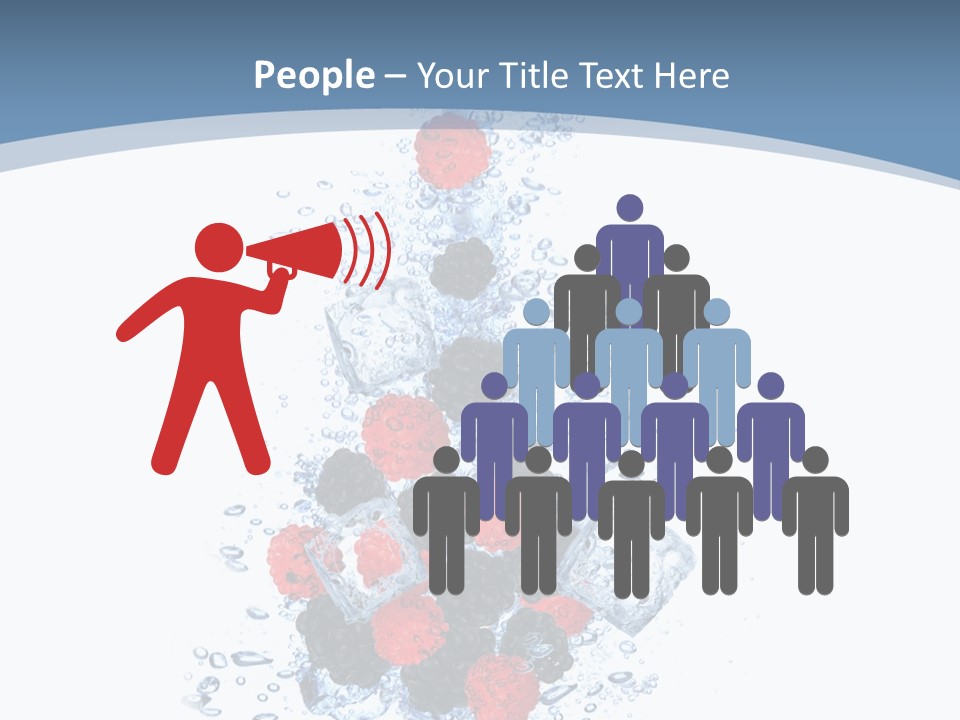 Splash Cool Object PowerPoint Template