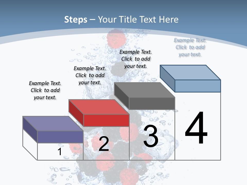 Splash Cool Object PowerPoint Template