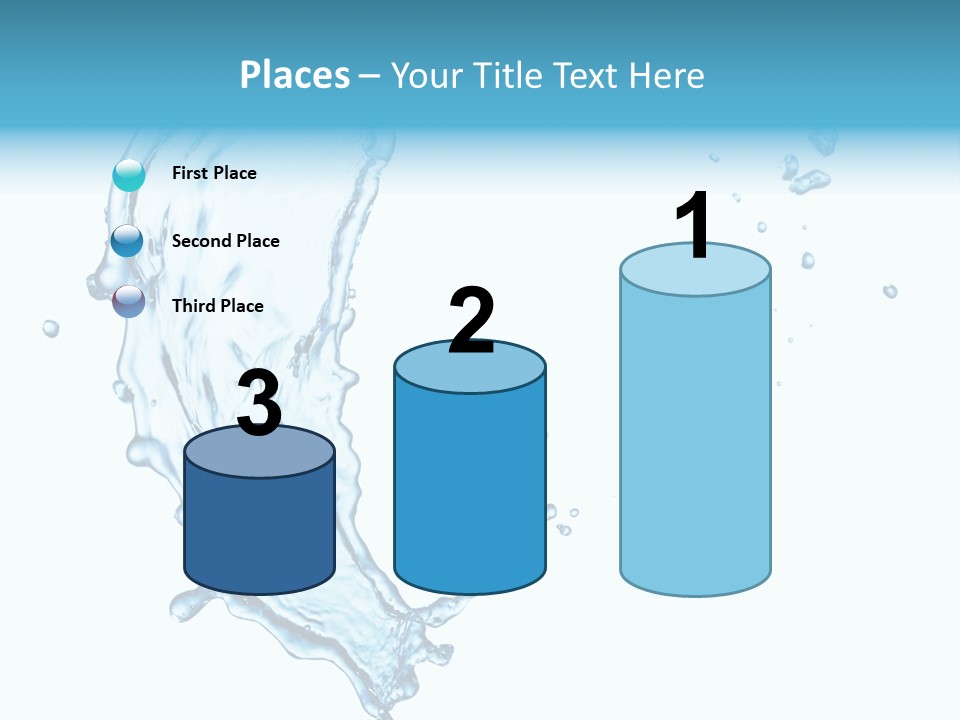 Colour Transparent Drop PowerPoint Template