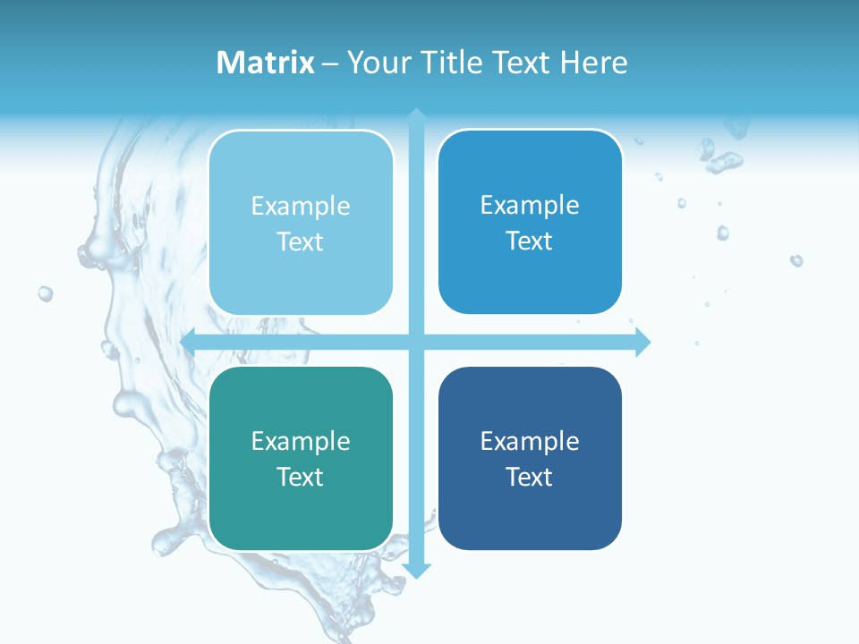 Colour Transparent Drop PowerPoint Template