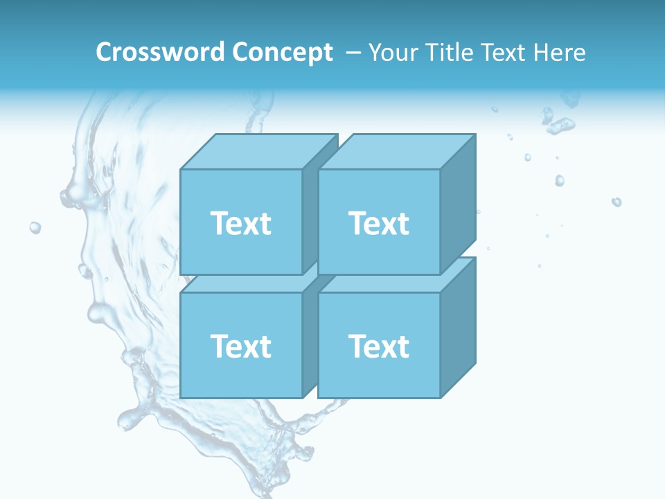 Colour Transparent Drop PowerPoint Template