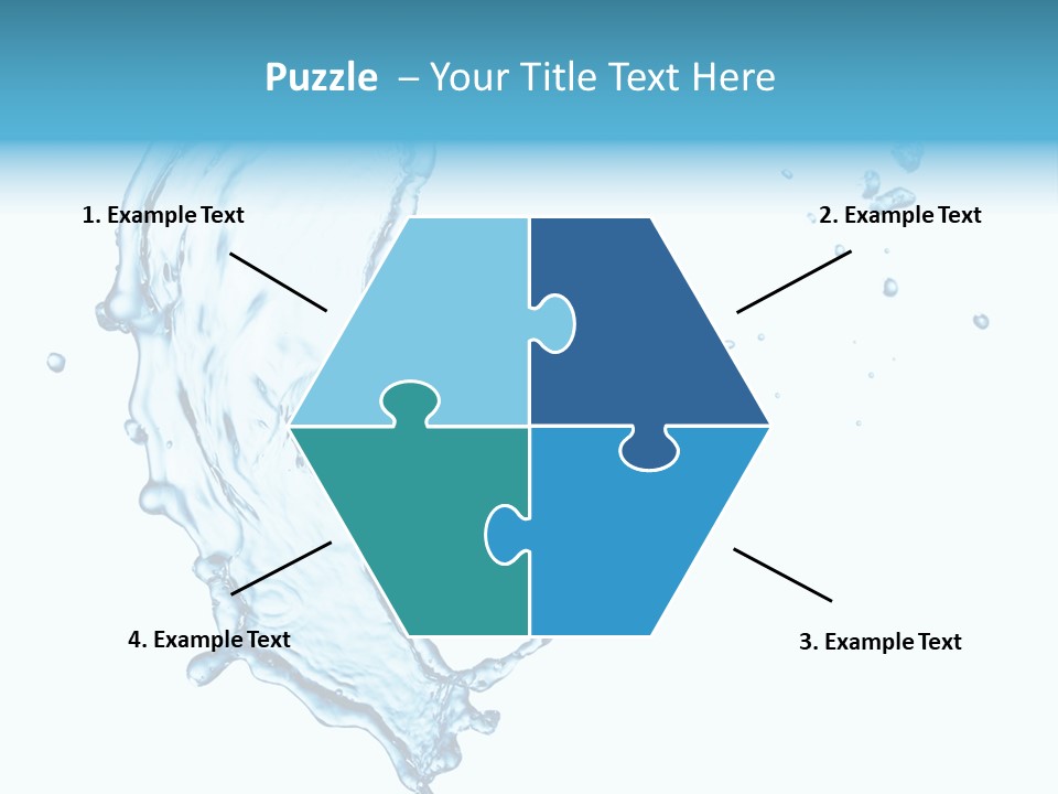 Colour Transparent Drop PowerPoint Template