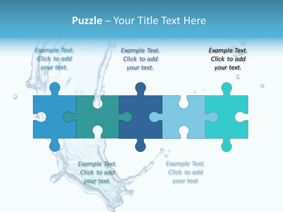 Colour Transparent Drop PowerPoint Template