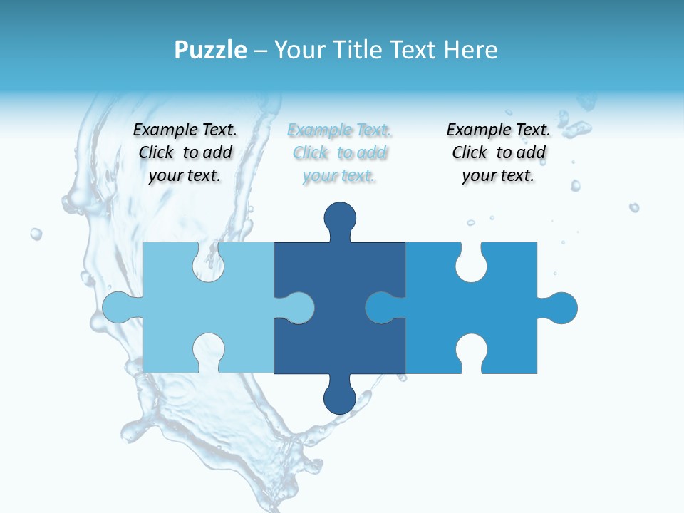 Colour Transparent Drop PowerPoint Template