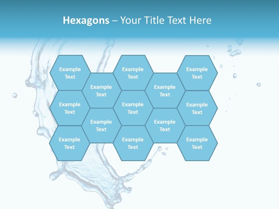 Colour Transparent Drop PowerPoint Template