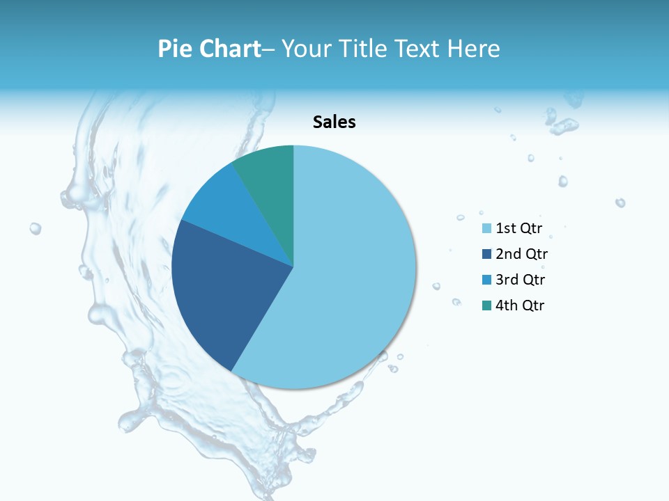 Colour Transparent Drop PowerPoint Template
