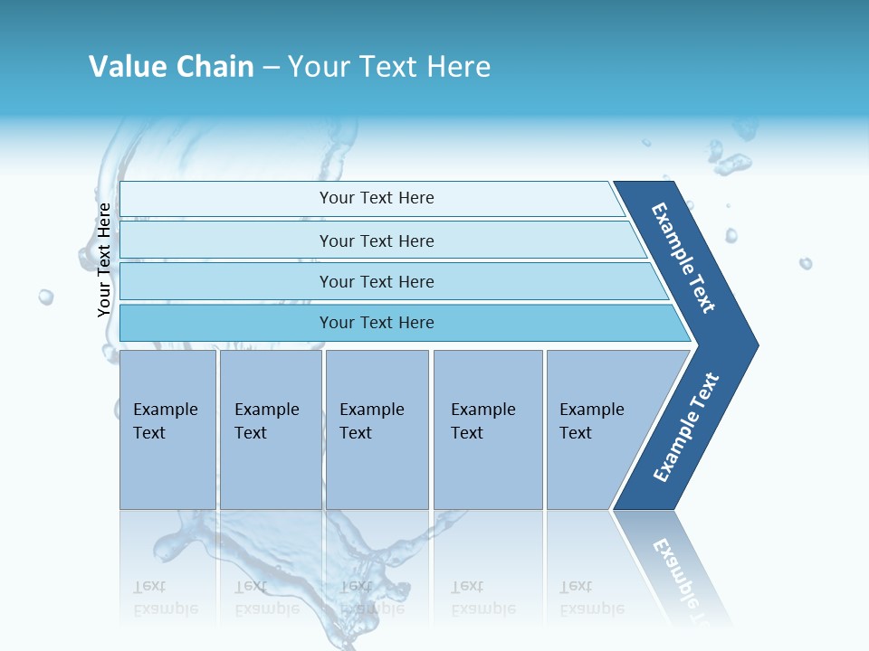 Colour Transparent Drop PowerPoint Template
