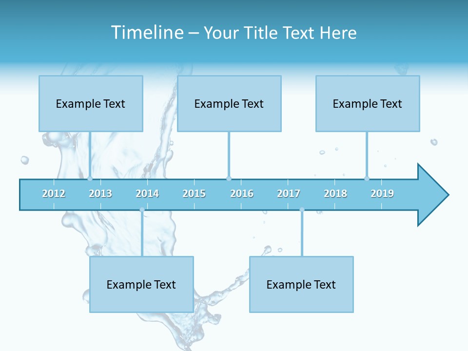 Colour Transparent Drop PowerPoint Template