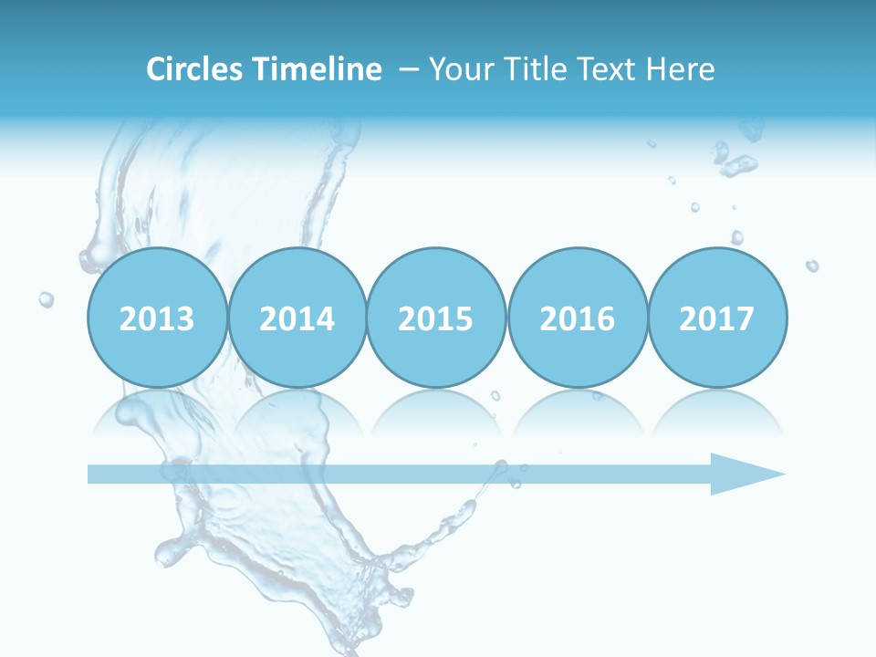 Colour Transparent Drop PowerPoint Template