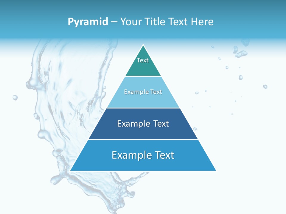 Colour Transparent Drop PowerPoint Template