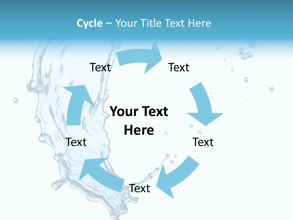 Colour Transparent Drop PowerPoint Template