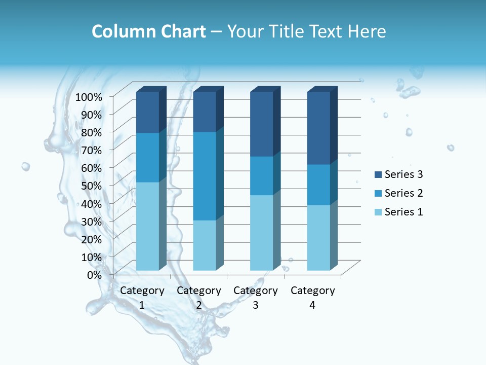 Colour Transparent Drop PowerPoint Template